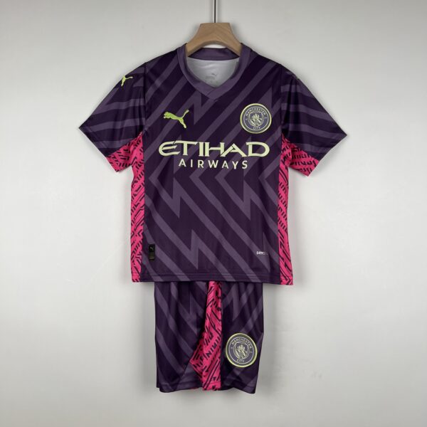 Man City Goalkeeper Purple 23/24 - Kids