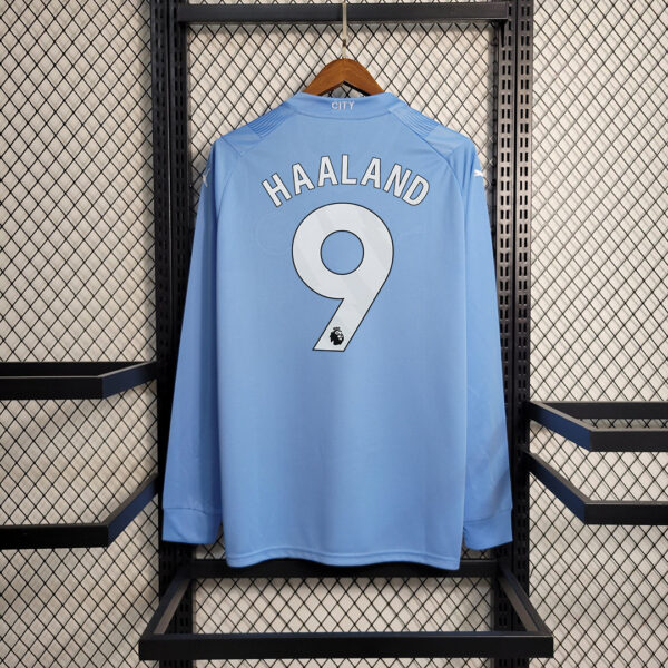 Man City Home 23/24 - Long Sleeve - Image 4