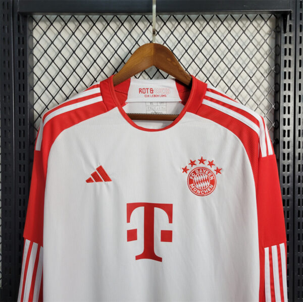 Bayern Munich Home 23/24 - Long Sleeve - Image 2