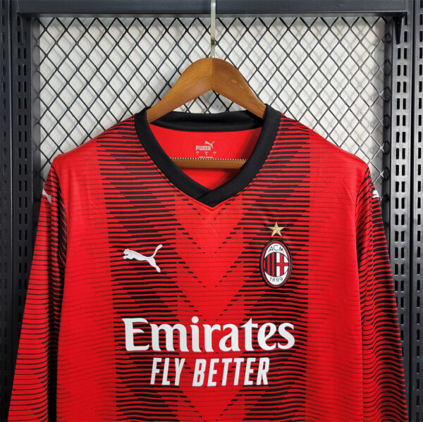 AC Milan Home 23/24 - Long Sleeve - Image 4