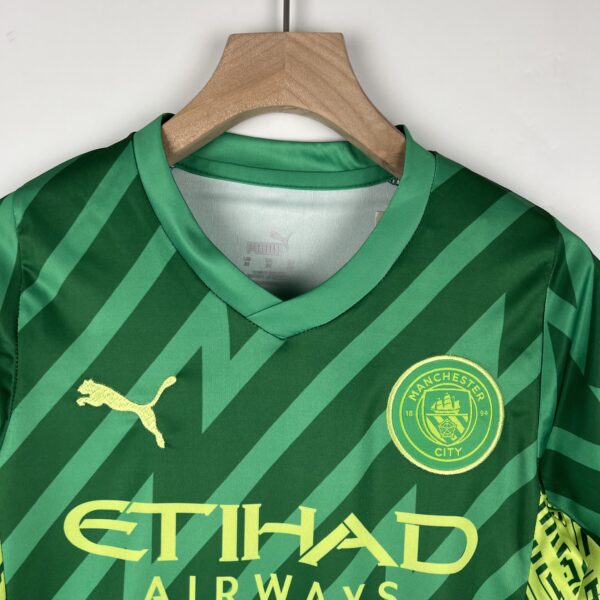 Man City Goalkeeper Green 23/24 - Kids - Image 3