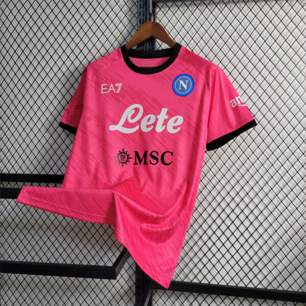 Napoli Goalkeeper Pink 23/24 - Image 3