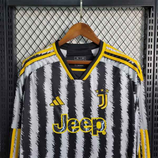 Juventus Home 23/24 - Long Sleeve - Image 9