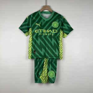 Man City Goalkeeper Green 23/24 - Kids