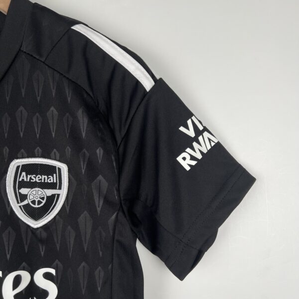 Arsenal Goalkeeper Black 23/24 - Kids - Image 4