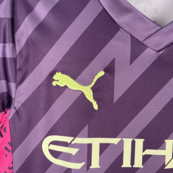 Man City Goalkeeper Purple 23/24 - Kids - Image 7
