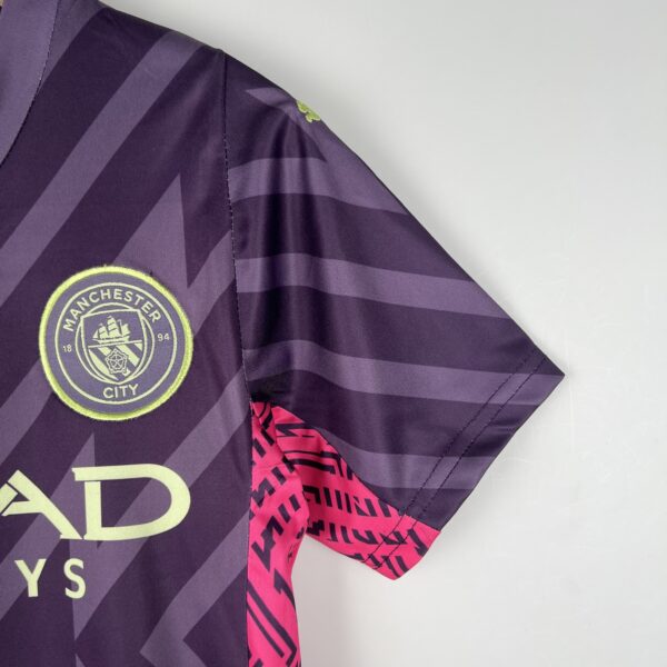 Man City Goalkeeper Purple 23/24 - Kids - Image 10