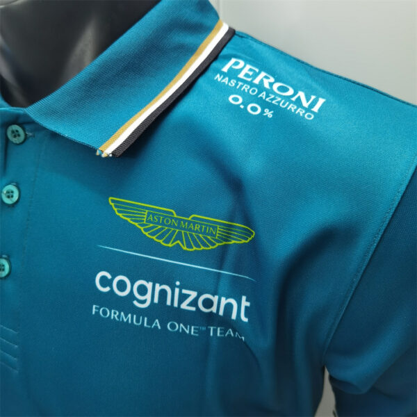 Aston Martin "Alonso 14" Collared Shirt 2023 - Image 2