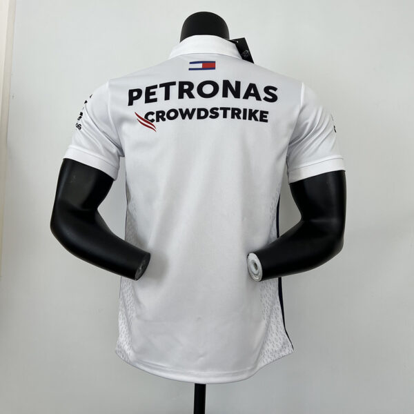 Mercedes AMG Collared Shirt White 2023 - Image 2