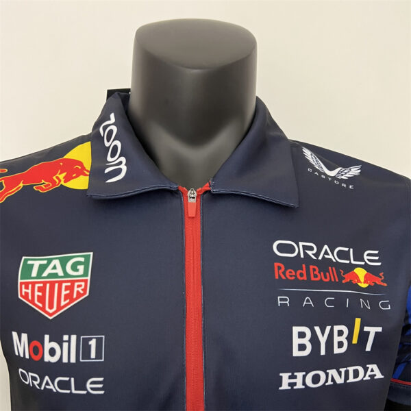Red Bull Half-Zip Collared Shirt 2023 - Image 3