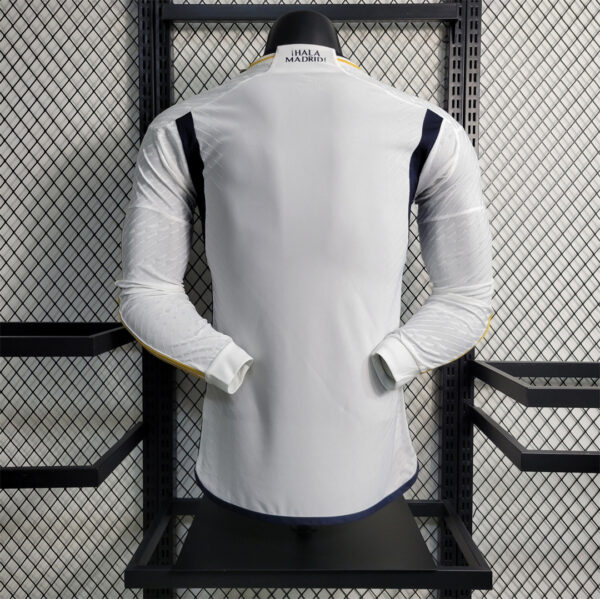 Real Madrid Home 23/24 - Player Version - Long Sleeve - Image 5