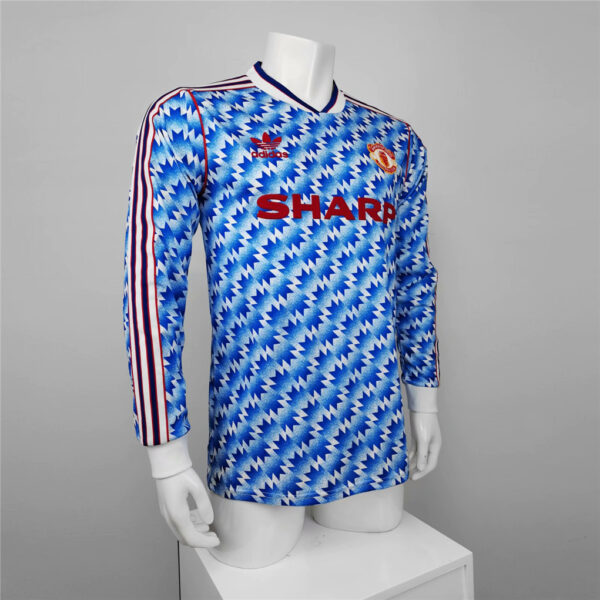 Man Utd Away 90-92  - Long Sleeve - Image 3