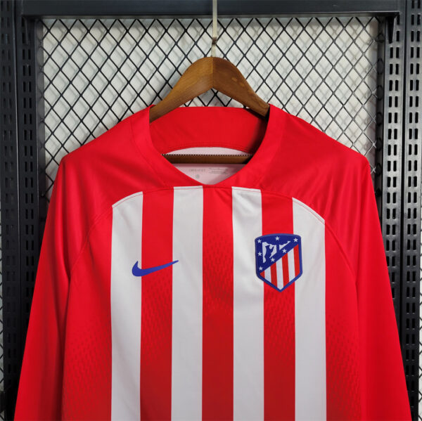 Atletico Madrid Home 23/24 - Long Sleeve - Image 8
