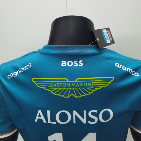 Aston Martin "Alonso 14" Roundneck Shirt 2023 - Image 2