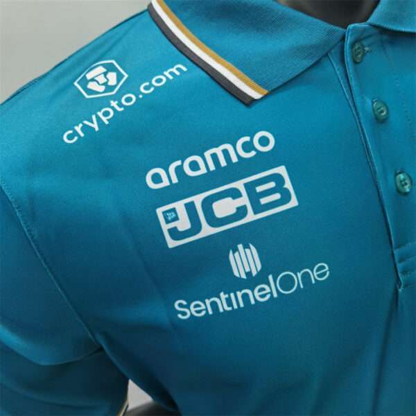 Aston Martin "Alonso 14" Collared Shirt 2023 - Image 3