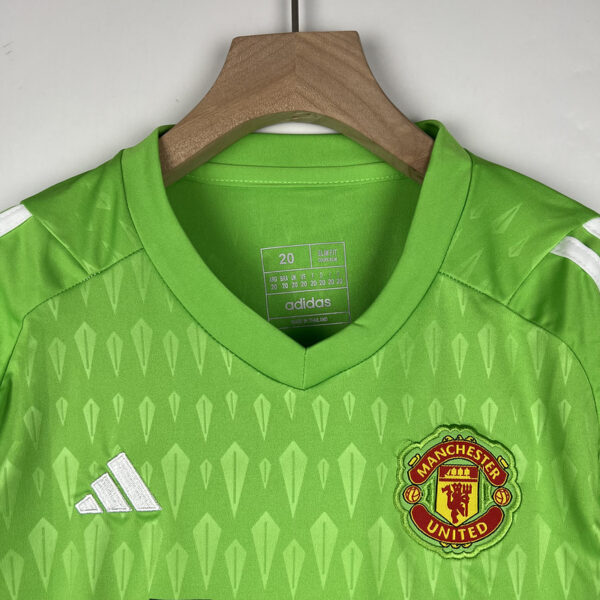 Man Utd Goalkeeper Green 23/24 - Kids - Image 4
