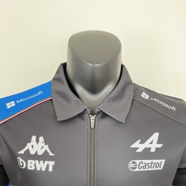 Alpine F1 Collared Half-Zip Black 2023 - Image 3