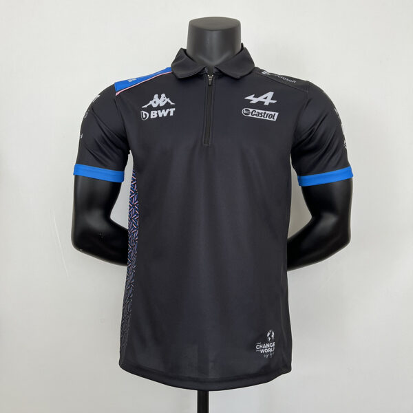 Alpine F1 Collared Half-Zip Black 2023