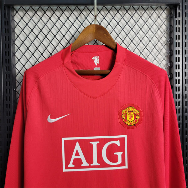Man Utd Home 07/08  - Long Sleeve - Image 6