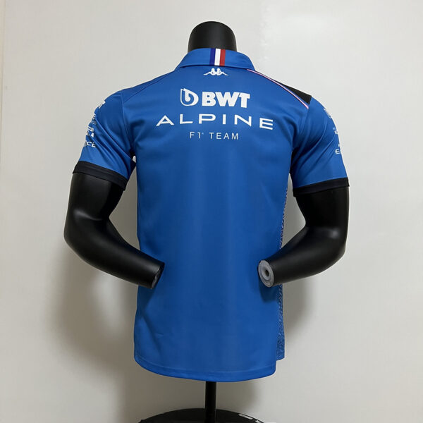 Alpine F1 Collared Half-Zip Blue 2023 - Image 4