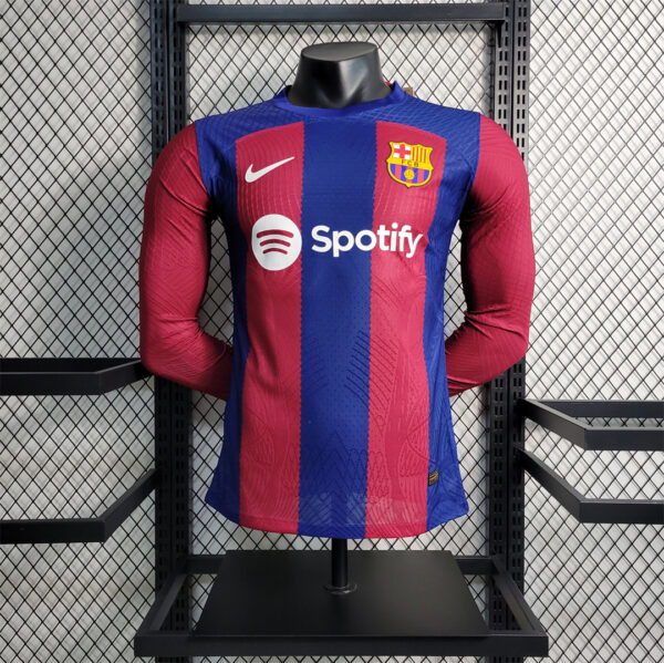 Barcelona Home 23/24 - Player Version - Long Sleeve
