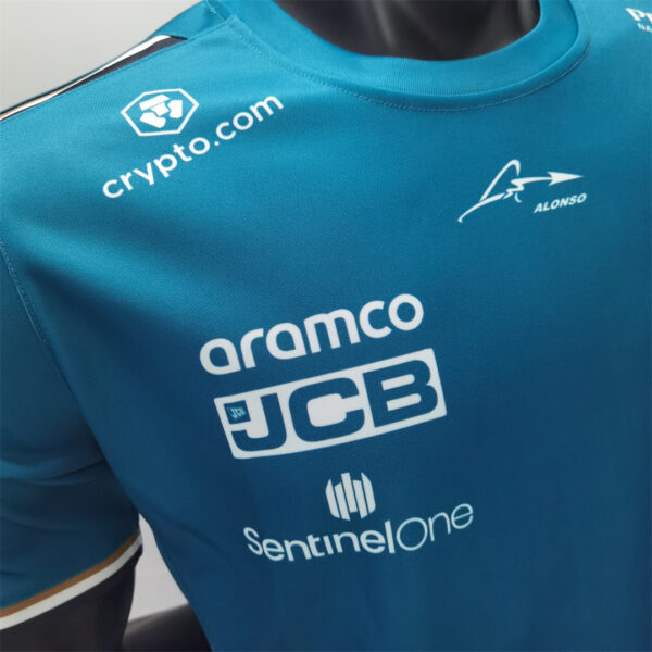 Aston Martin "Alonso 14" Roundneck Shirt 2023 - Image 4