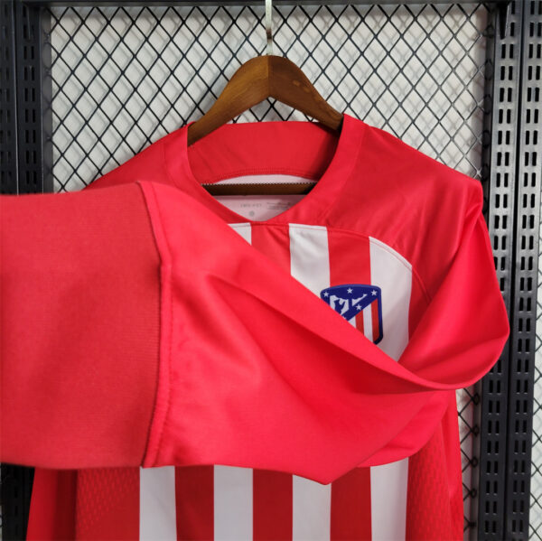 Atletico Madrid Home 23/24 - Long Sleeve - Image 3