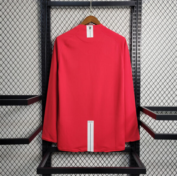 Man Utd Home 07/08  - Long Sleeve - Image 4
