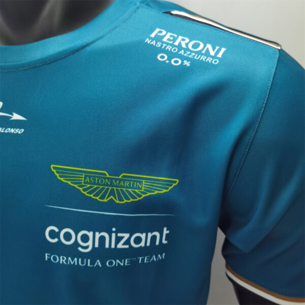 Aston Martin "Alonso 14" Roundneck Shirt 2023 - Image 3