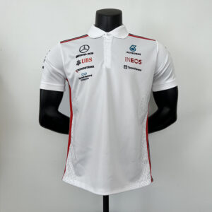 Mercedes AMG Collared Shirt White 2023