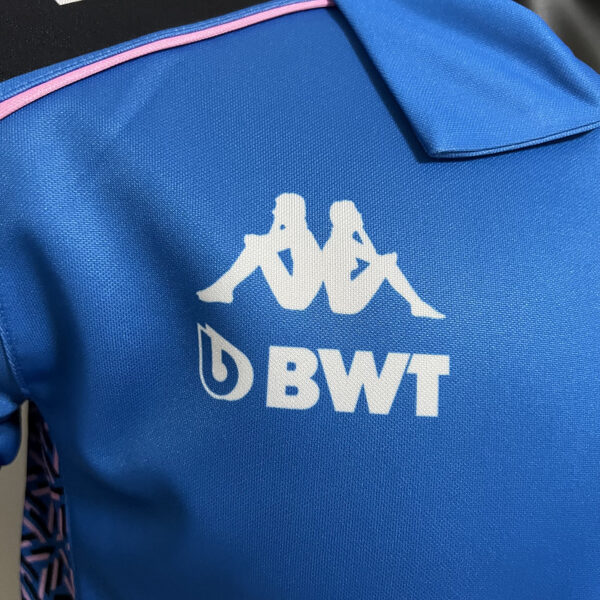 Alpine F1 Collared Half-Zip Blue 2023 - Image 6