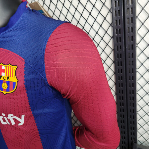 Barcelona Home 23/24 - Player Version - Long Sleeve - Image 8