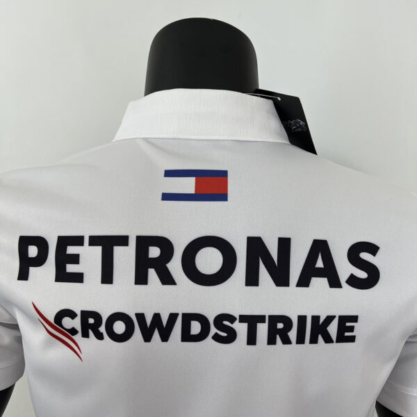 Mercedes AMG Collared Shirt White 2023 - Image 7