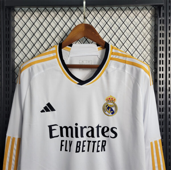 Real Madrid Home 23/24 - Long Sleeve - Image 9