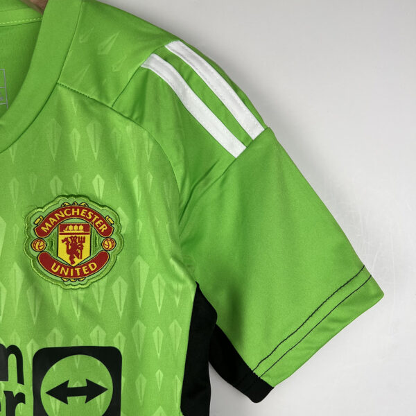 Man Utd Goalkeeper Green 23/24 - Kids - Image 10