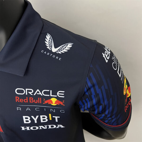 Red Bull Half-Zip Collared Shirt 2023 - Image 6