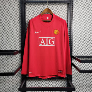 Man Utd Home 07/08  - Long Sleeve