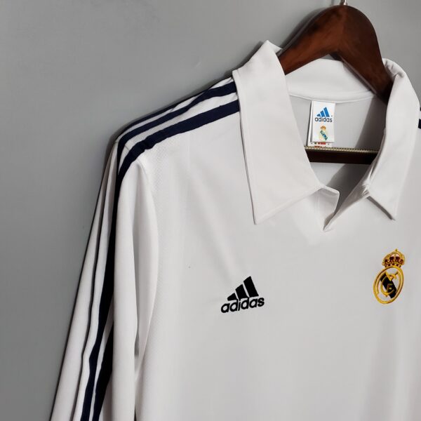 Real Madrid Home 01/02 - Long Sleeve - Image 9