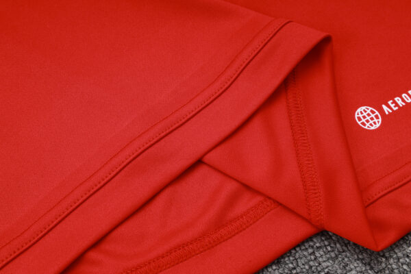 Man Utd Red Half-Zip Tracksuit - Kids - Image 4