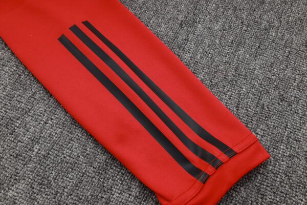 Man Utd Red Half-Zip Tracksuit - Kids - Image 5