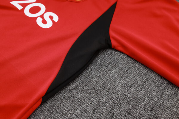 Man Utd Red Half-Zip Tracksuit - Kids - Image 12