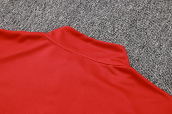Man Utd Red Half-Zip Tracksuit - Kids - Image 14
