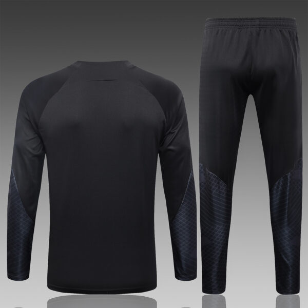 PSG Black Half-Zip Tracksuit - Kids - Image 2
