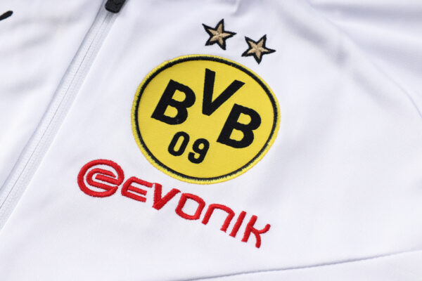 Dortmund White Half-Zip Tracksuit - Kids - Image 5