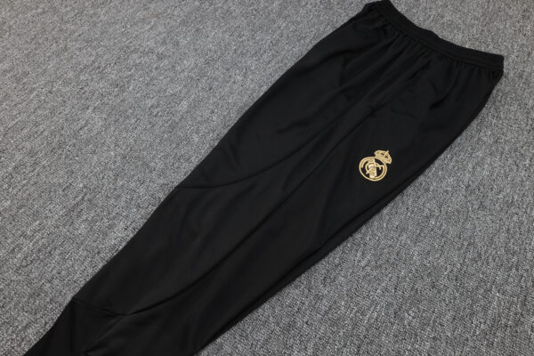 Real Madrid Black Half-Zip Tracksuit - Kids - Image 2