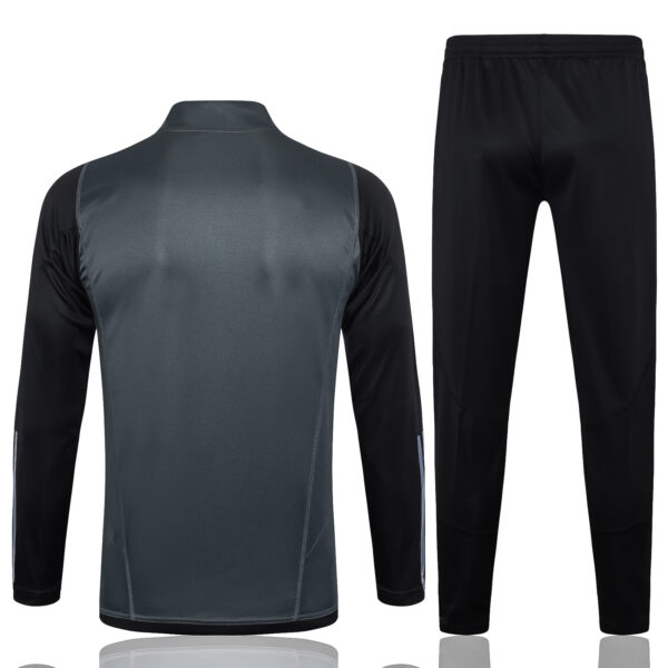 Real Madrid Black Half-Zip Tracksuit - Kids - Image 3