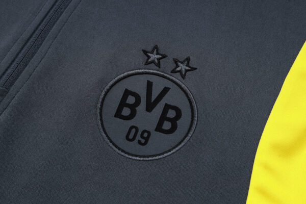 Dortmund Black Half-Zip Tracksuit - Kids - Image 3