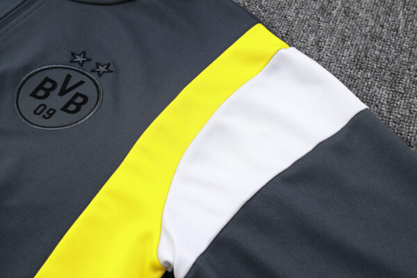 Dortmund Black Half-Zip Tracksuit - Kids - Image 4