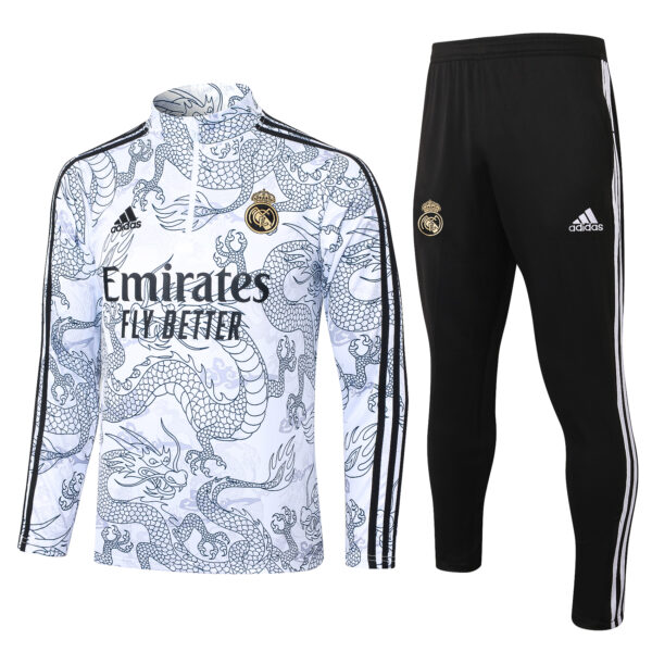 Real Madrid Dragon Half-Zip Tracksuit - Kids