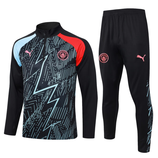 Man City Half-Zip Tracksuit - Kids
